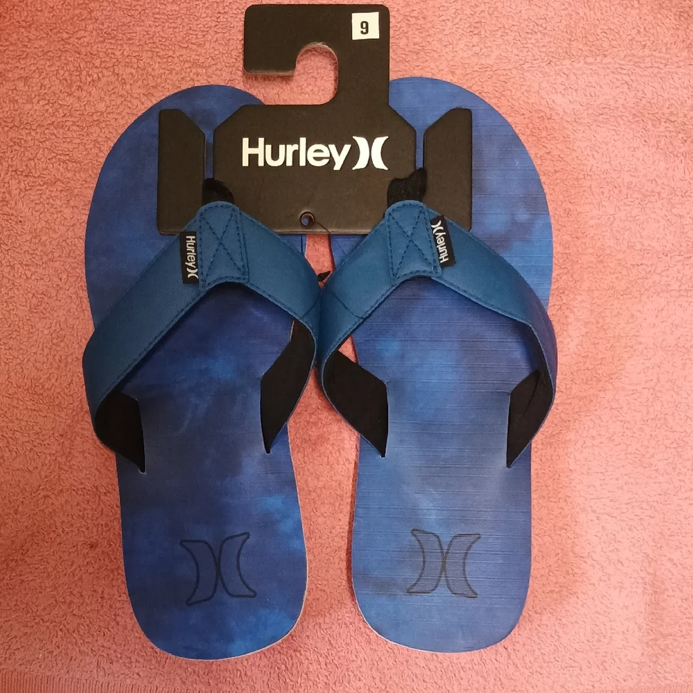 Hurley Blue Flip Flops